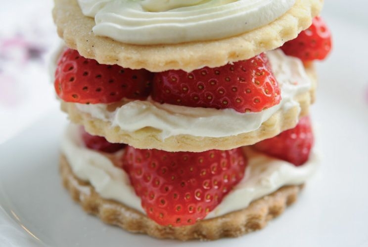 Strawberry Shortbreads