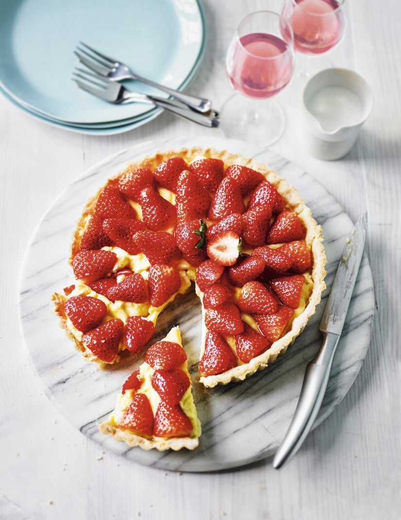 Strawberry & Ginger Tart Recipe: Veggie