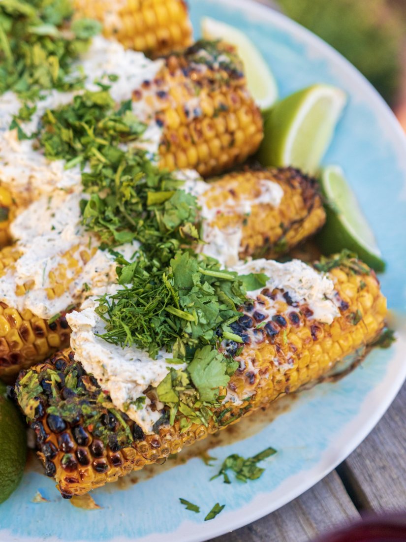 Mexican Elote Style Sweet Corn  Recipe: Veggie
