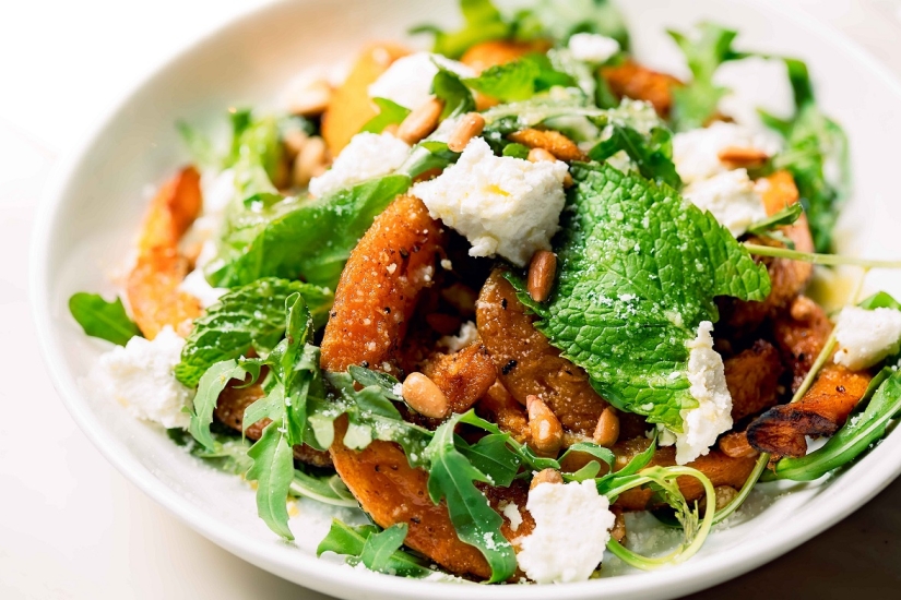 Sweet Potato & Goat’s Cheese Salad Sweet Potato & Goat’s Cheese Salad