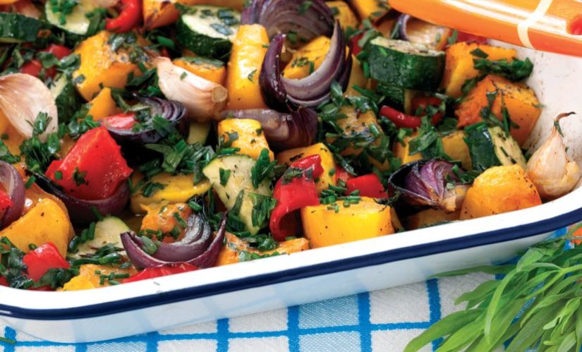 Tarragon and Lemon Roasted Vegetables Recipe: Veggie