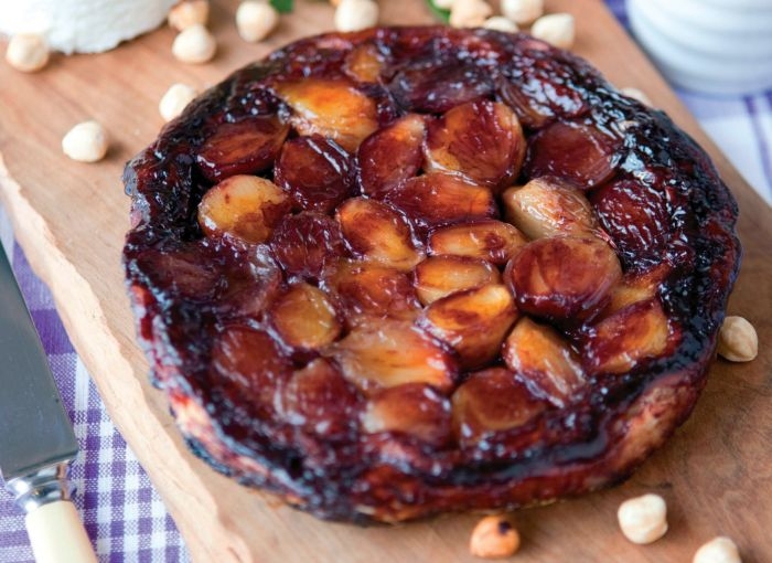 Tatin of Shallots with Goat’s Cheese