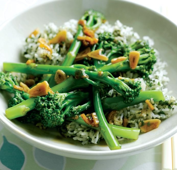 Tenderstem with Oyster Sauce, Ginger and Garlic Recipe: Veggie