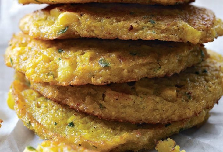 Thai Spiced Sweetcorn Fritters with Chilli Dipping Sauce