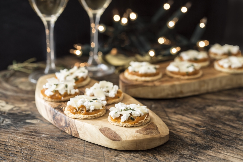 Tom Aikens’ Organic Mini Pumpkin and Ricotta Tarts with Spiced Honey