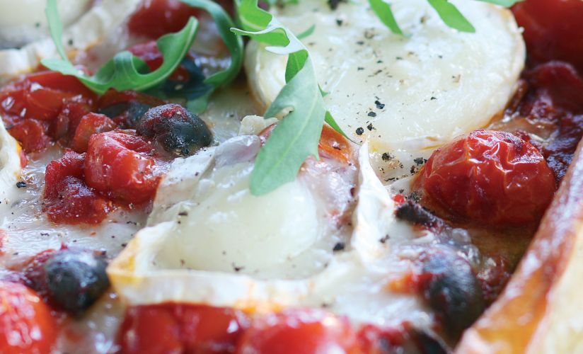 Tomato and Olive Tart Recipe: Veggie