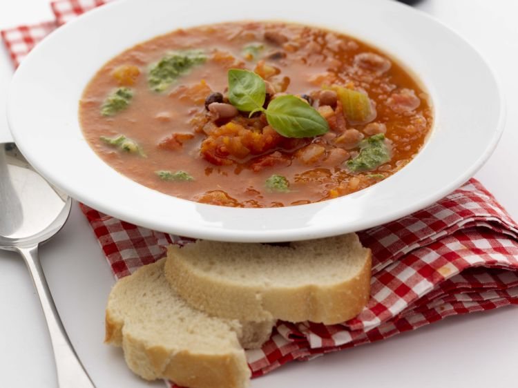 Tuscan Bean Soup Recipe: Veggie