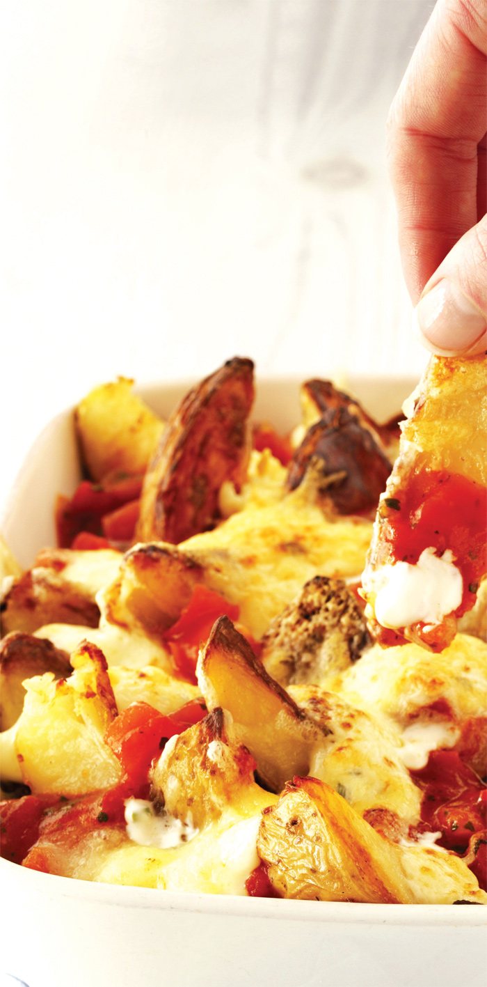 Loaded Potato Skins Recipe: Veggie