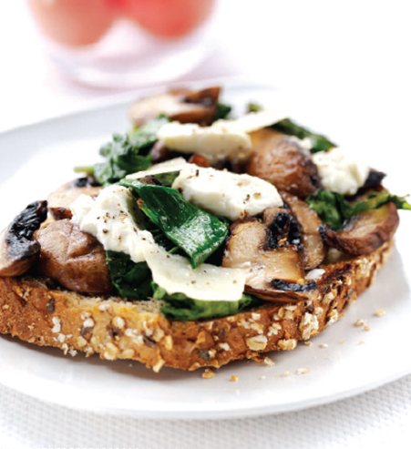 10-minute Mushroom Pizzas Recipe: Veggie