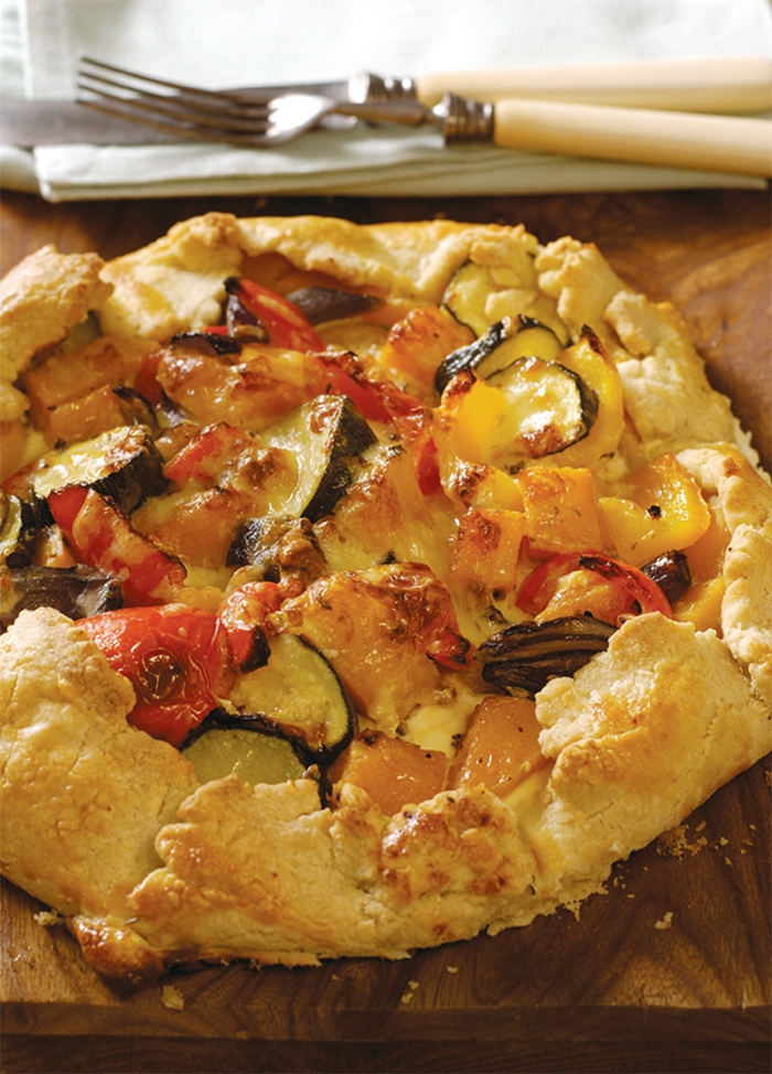 Cheese and Vegetable Free-form Pie