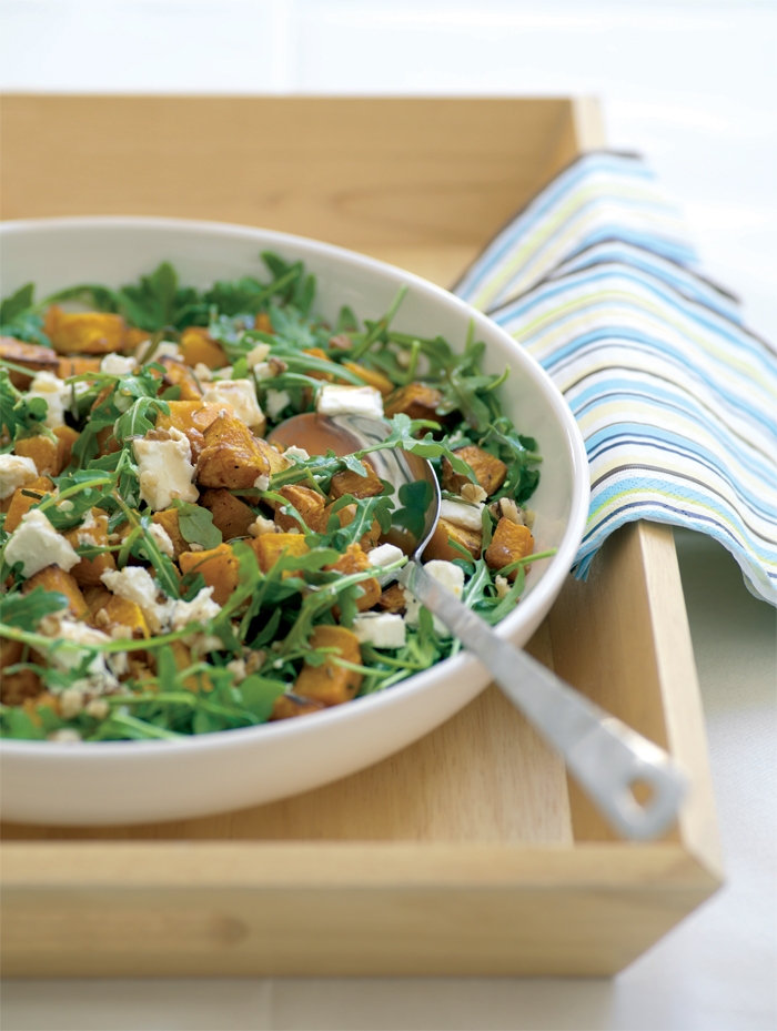 Butternut Squash and Goat’s Cheese and Honey Salad