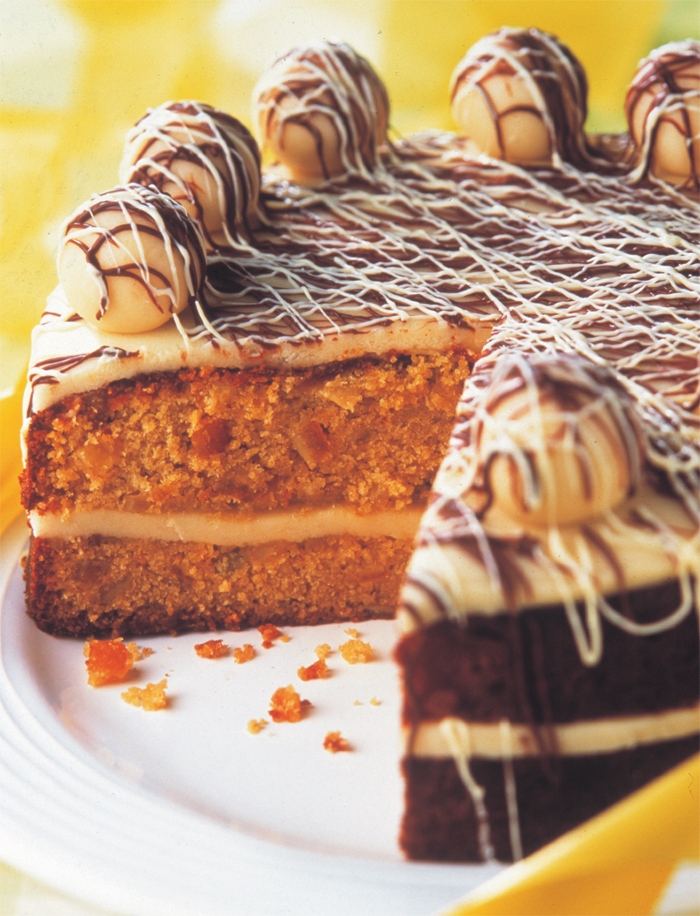 Orange and Marzipan Simnel Cake