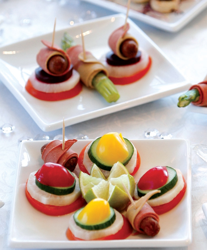 Tomato and Beetroot Stacks