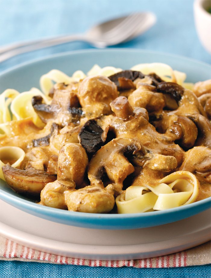 Creamy Mushroom Stroganoff Recipe: Veggie