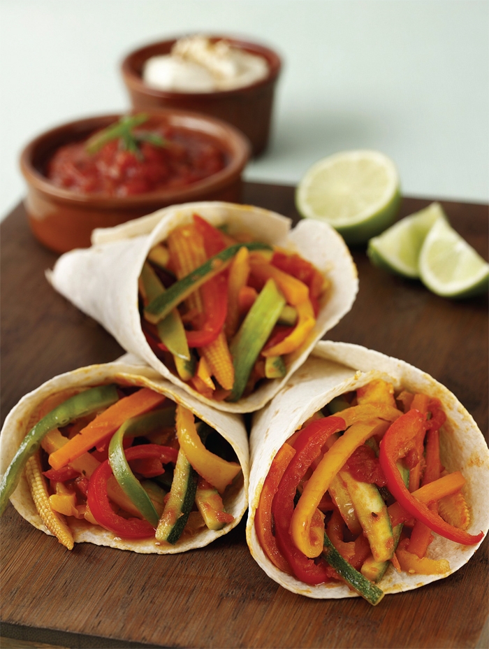 Stir-fried Veggie Fajitas Stir-fried Veggie Fajitas