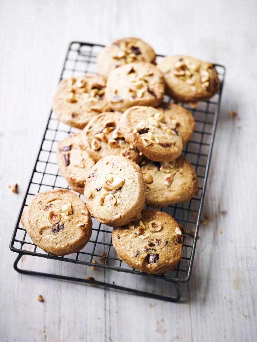 Chocolate Chip & Hazelnut Biscuits Recipe: Veggie