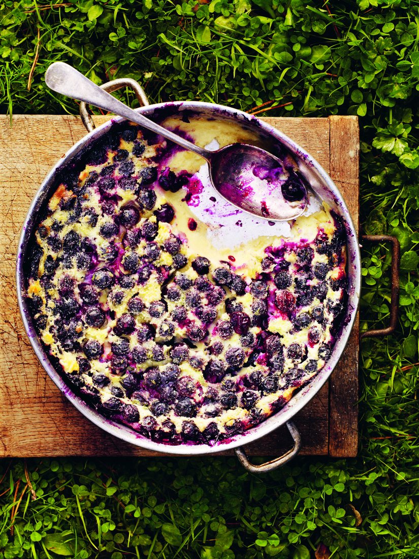A Blueberry Clafoutis Recipe: Veggie
