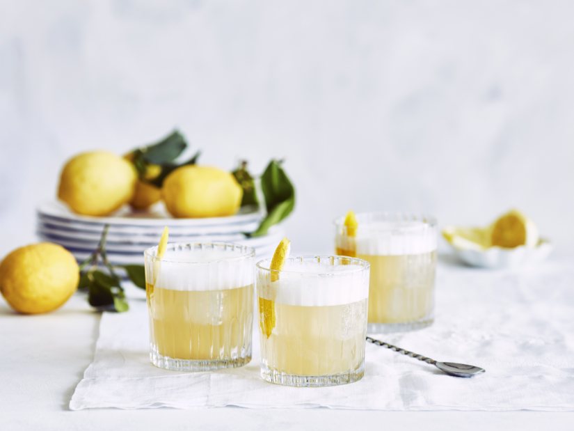 Ginger & Lemongrass Whisky Sour Recipe: Veggie