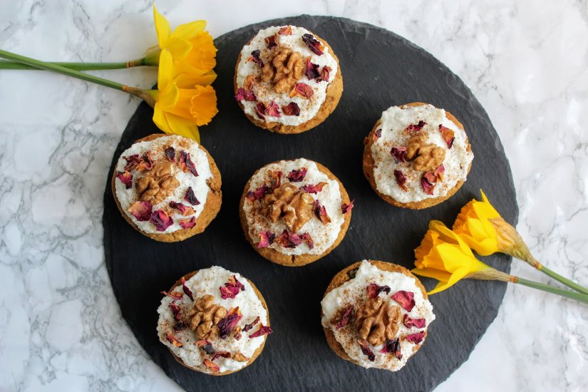 EASTER CARROT CAKE MUFFINS Recipe: Veggie