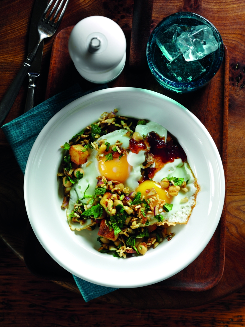 Chaat Masala Fried Eggs