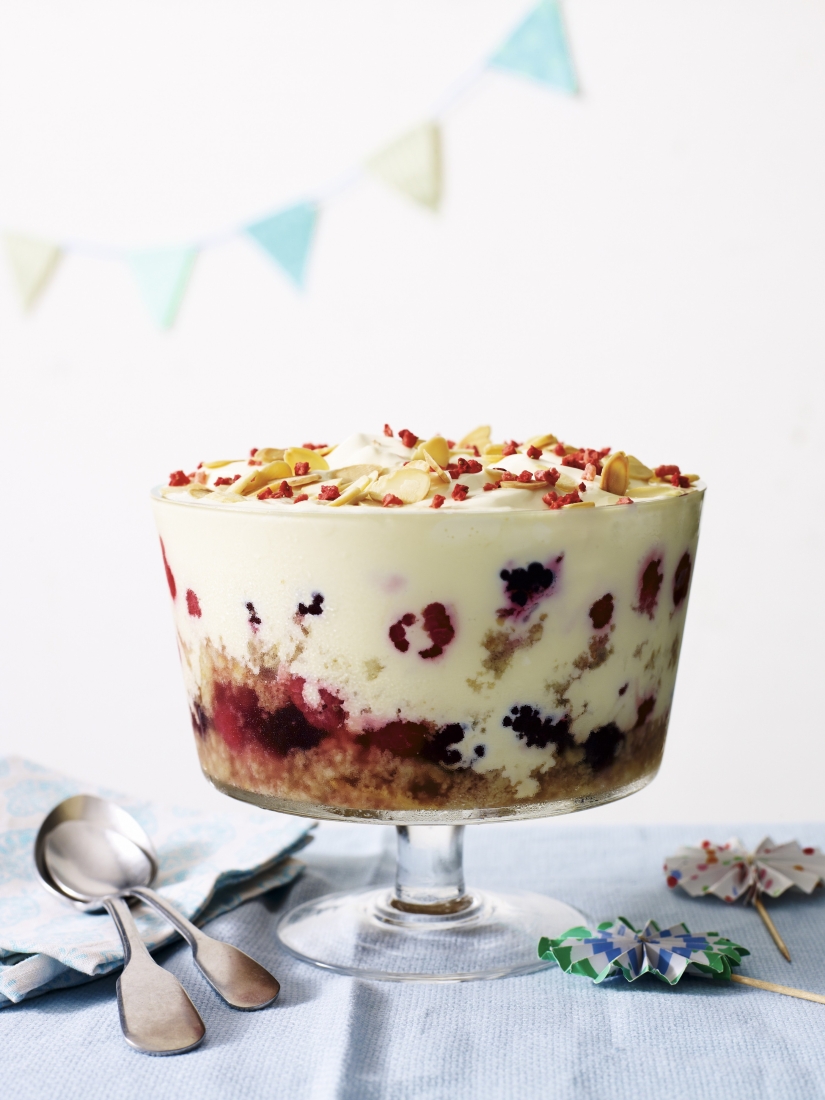 British Berry Sherry Trifle