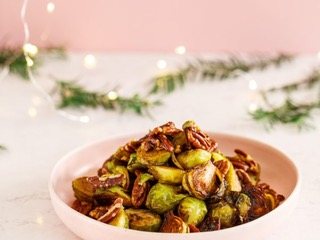 Maple Pecan Brussels Sprouts Recipe: Veggie