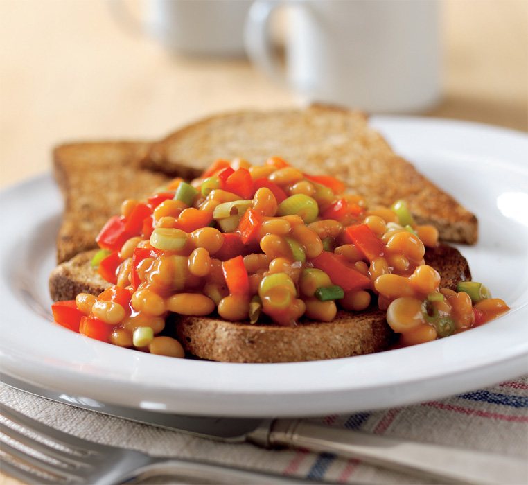 Healthier Beans on Toast Recipe: Veggie