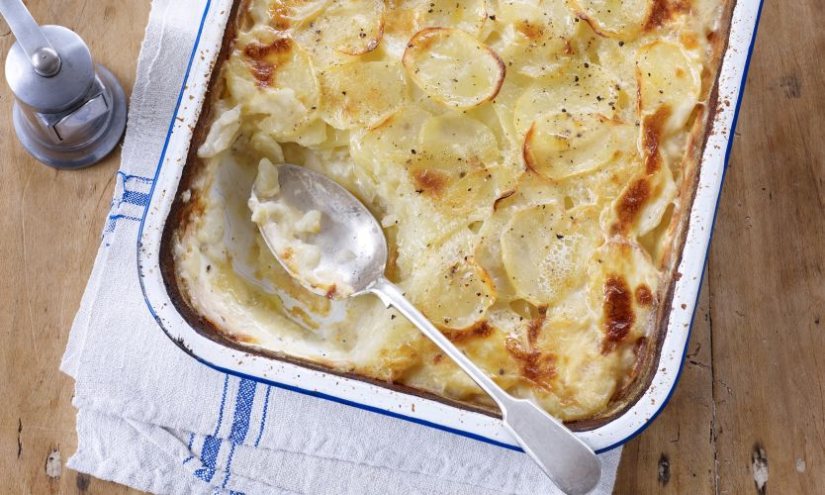 Oak-smoked Garlic Dauphinoise Recipe: Veggie