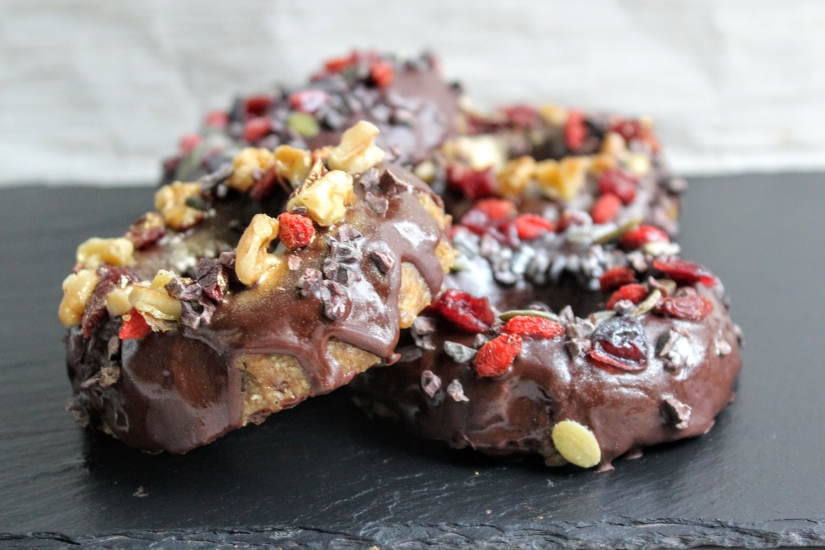 Chocolate Festive Spiced Donuts