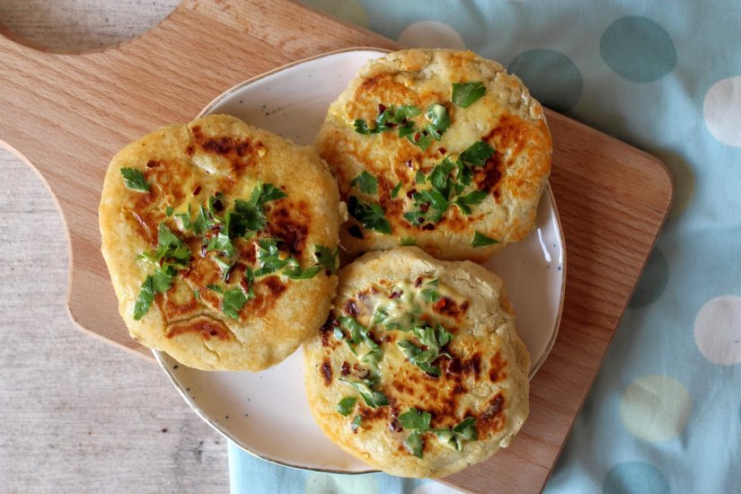 Gluten-free and Vegan Flatbreads Recipe: Veggie