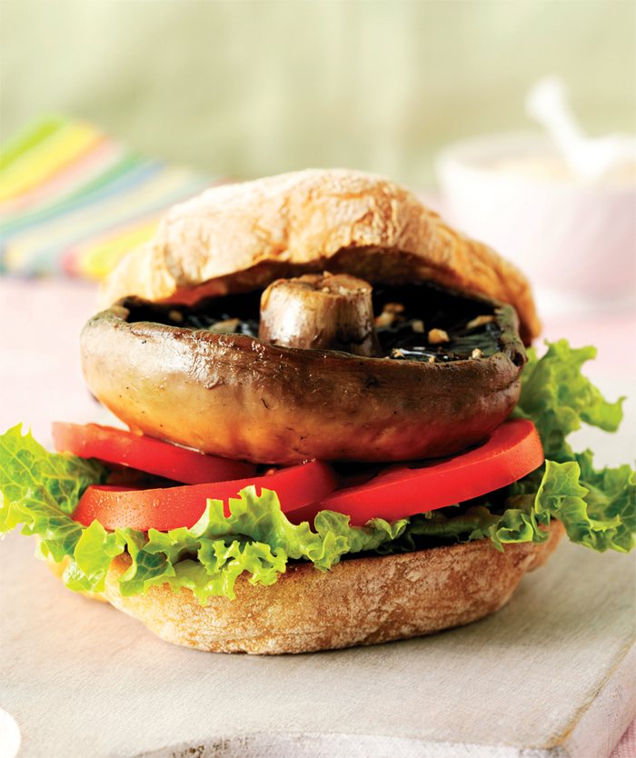 Portabello Mushroom Burger Recipe: Veggie