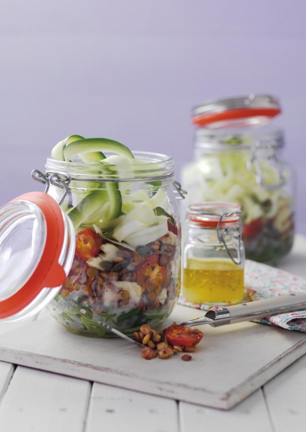 Summer Vegetable and Lentil Salad
