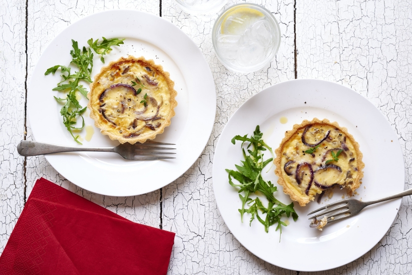 Cheese and Onion Quiche