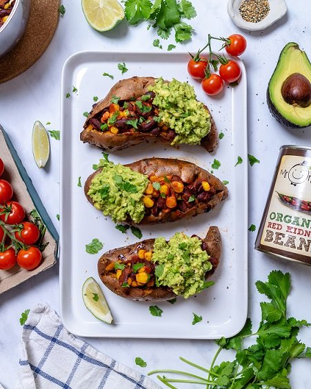 Mexican Stuffed Potatoes Recipe: Veggie