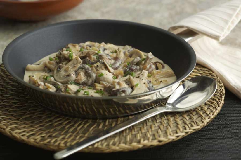 Wild Mushroom Stroganoff