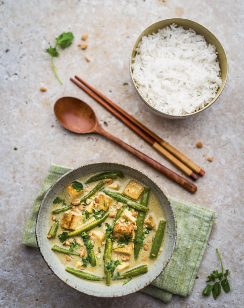 Thai Tofu Green Curry Recipe: Veggie