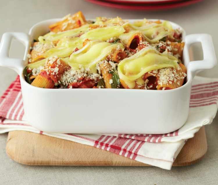 Pasta Bake with Pie d’Angloys Recipe: Veggie