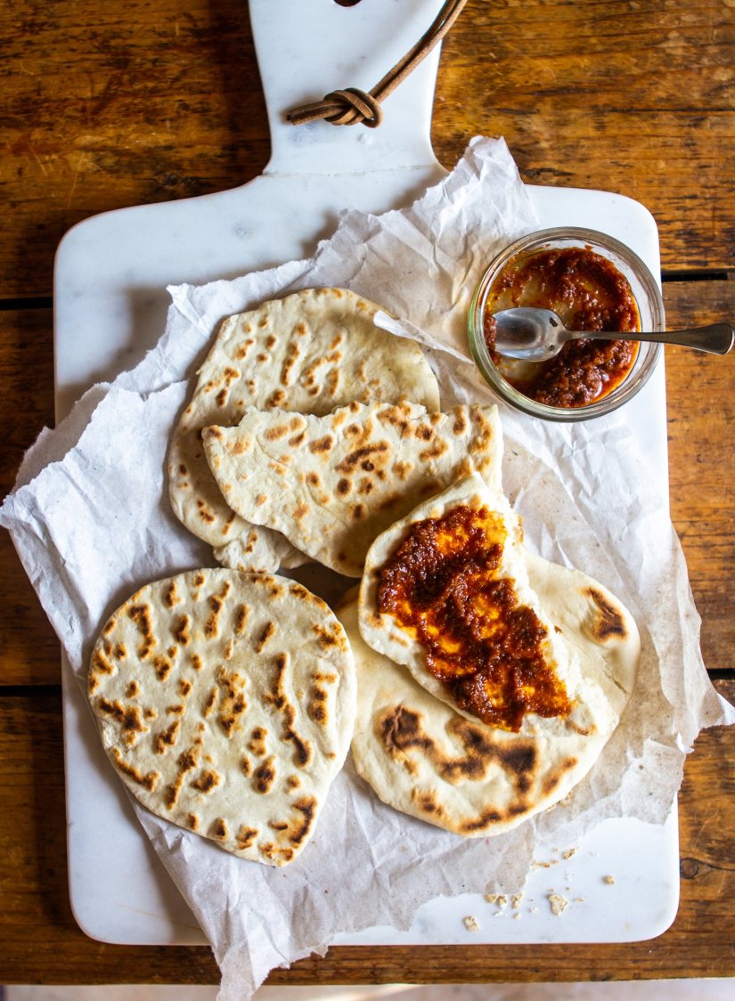 Quick Flatbread Recipe: Veggie