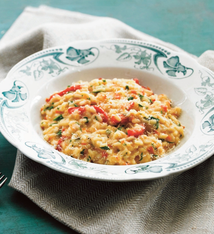 Roasted Pepper Risotto