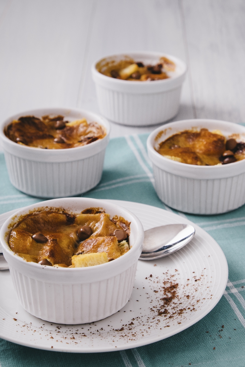 Salted Caramel Bread and Butter Pudding