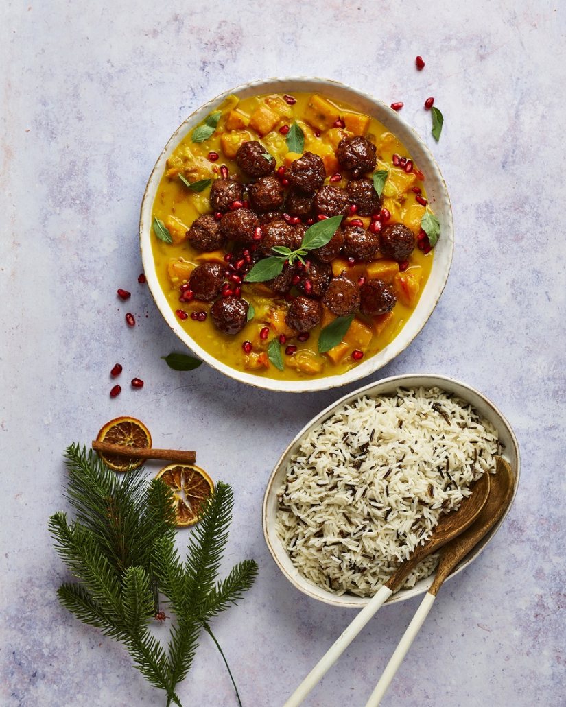 Meatless Christmas Curry Recipe: Veggie