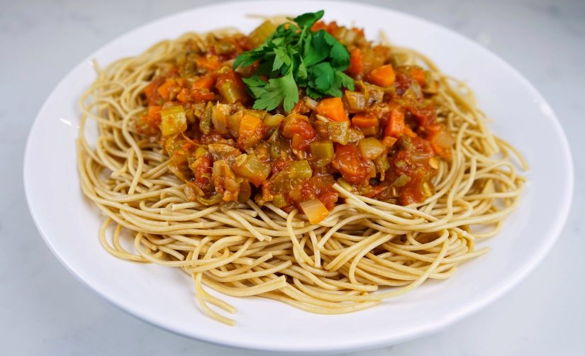 Vegetable Bolognaise Recipe: Veggie