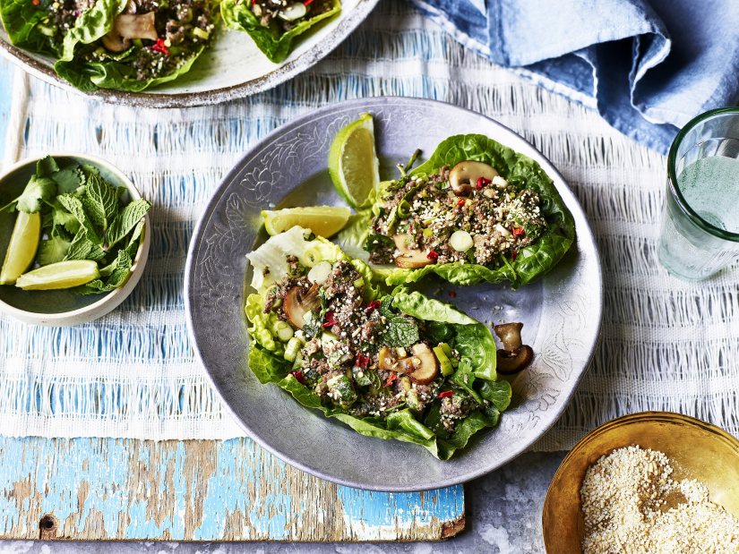 Vegetarian Lao-inspired Larb Recipe: Veggie