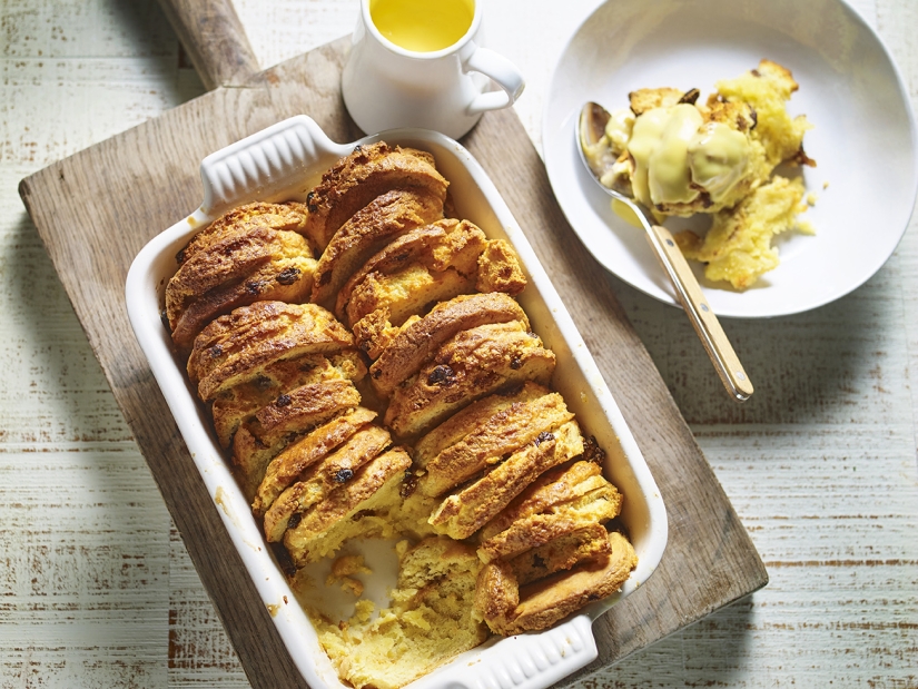 Fruit Scone and Butter Pudding