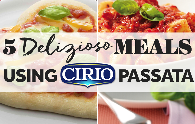 5 Delizioso Meals Using Cirio Passata!