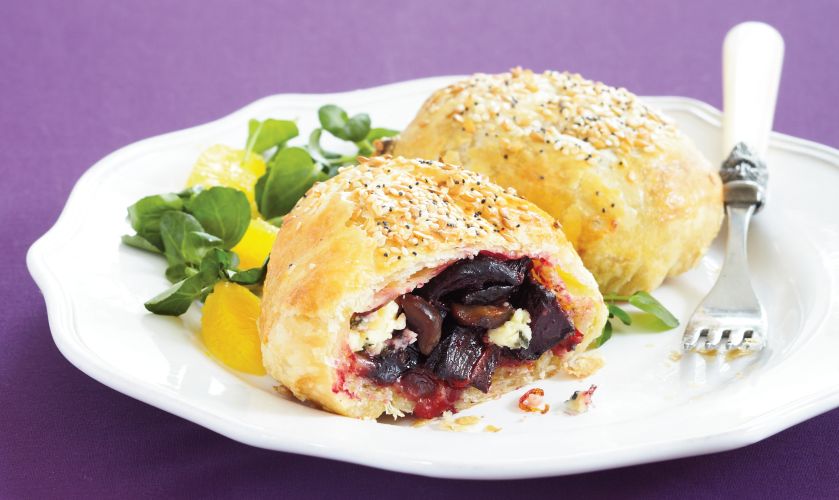 Beetroot and Stilton Parcels