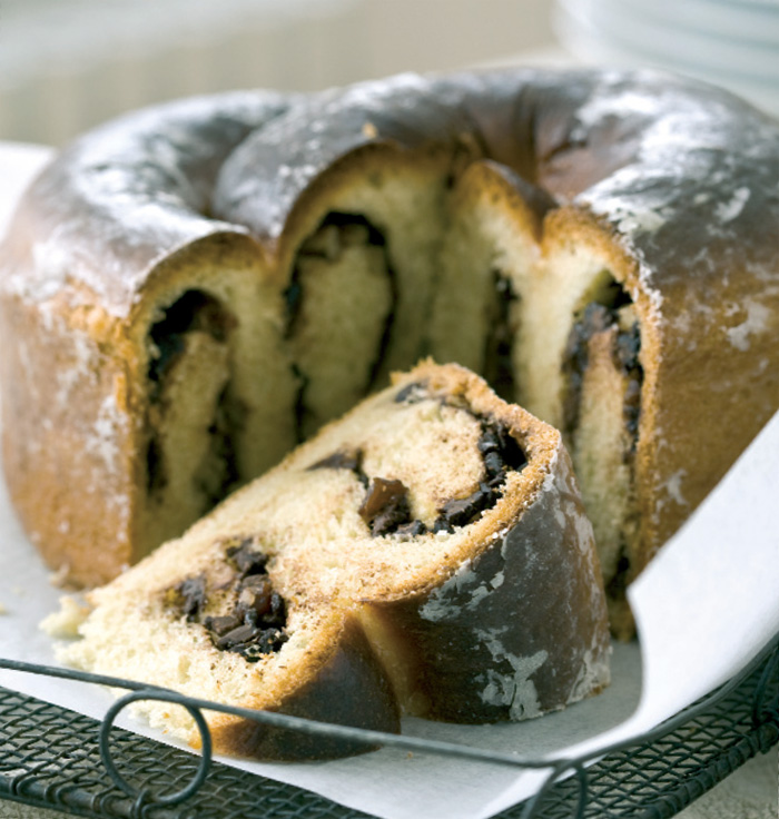Chocolate, Nut and Raisin Loaf