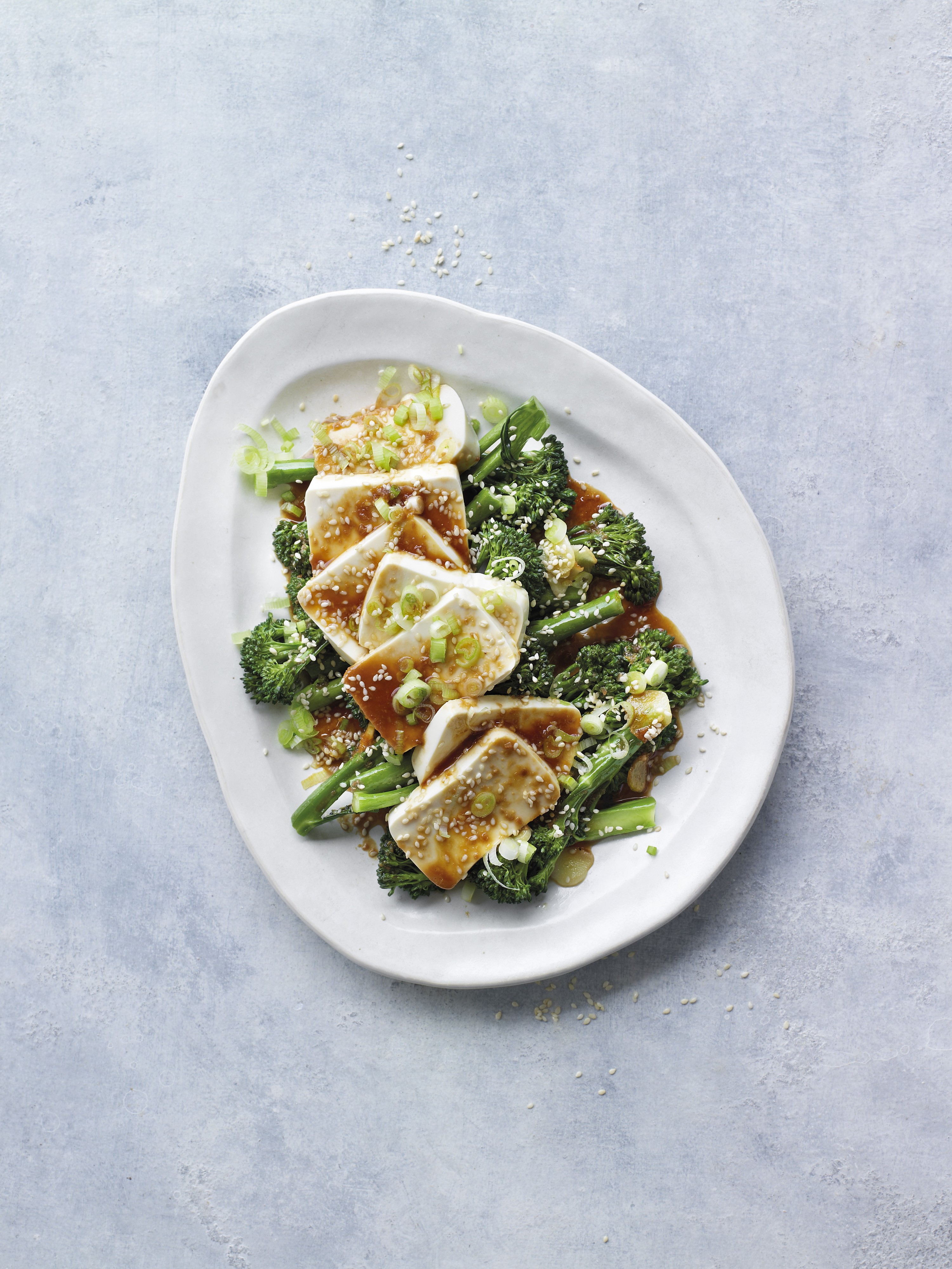 Silken Tofu with Soy-Miso Dressing