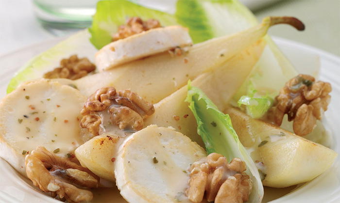 Pear and Goat’s Cheese Salad