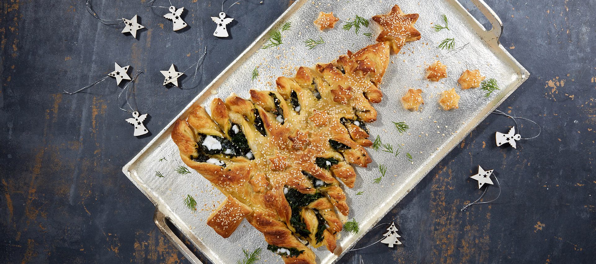 Spinach christmas tree recipe